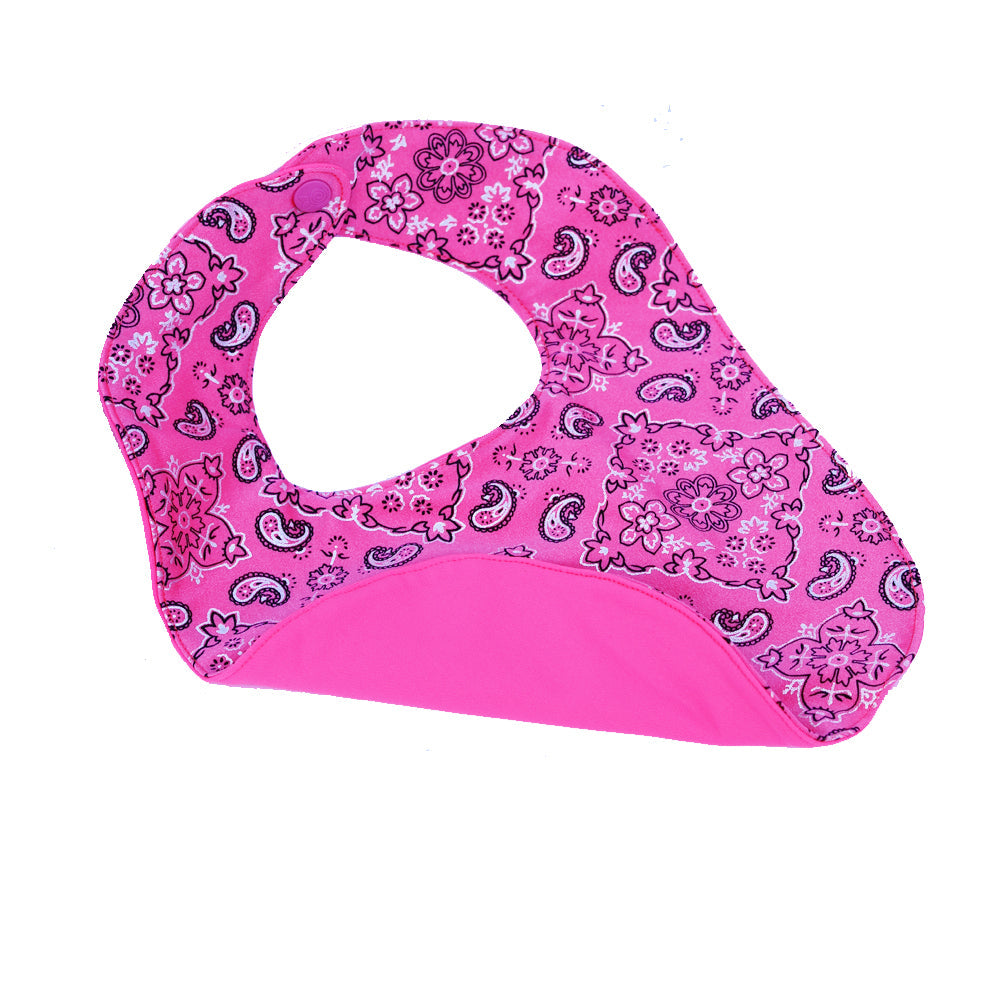 Pink Bandana Reversible Wicki Bib