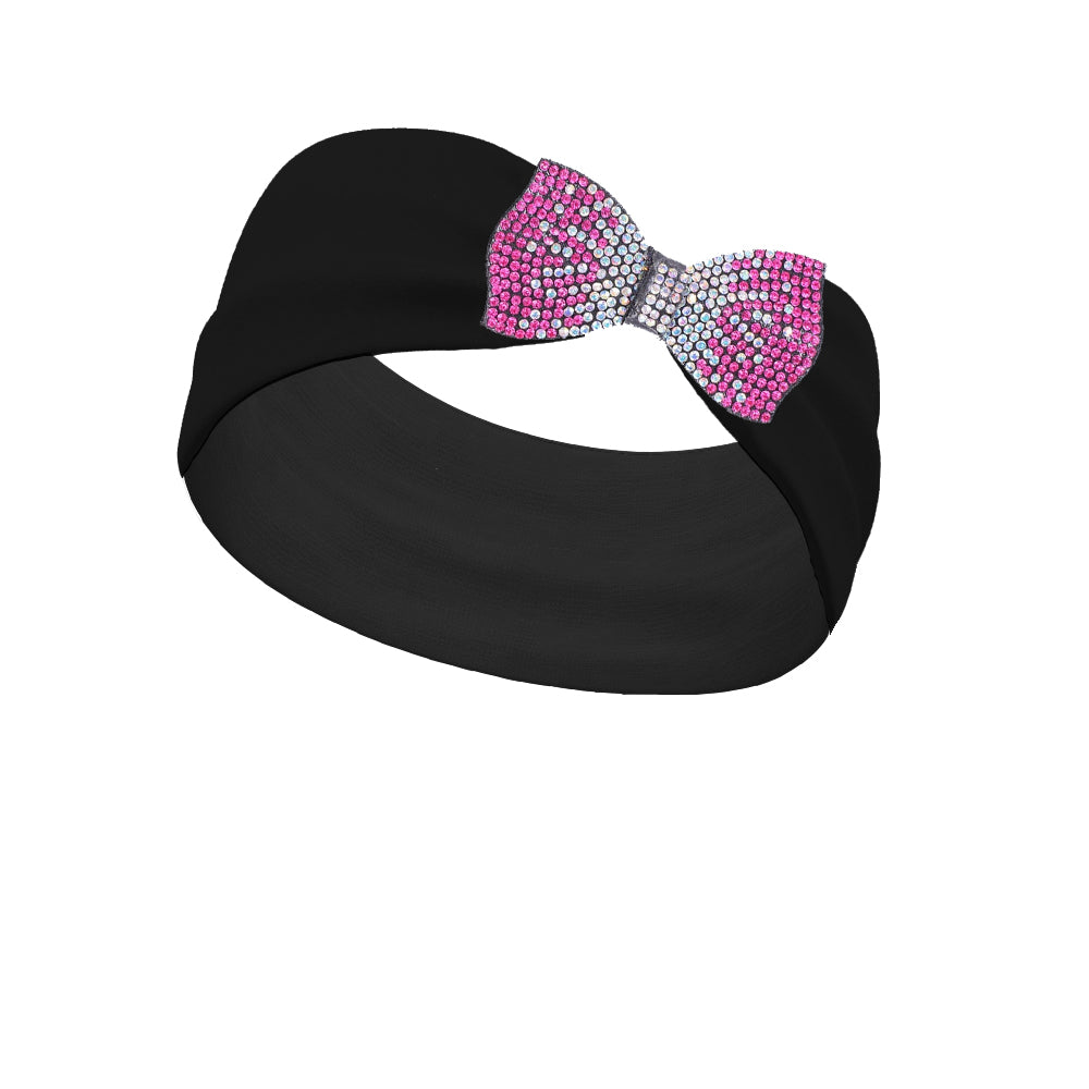 Princess Pink Clip-On Bling Bow (Clip only headband not included)