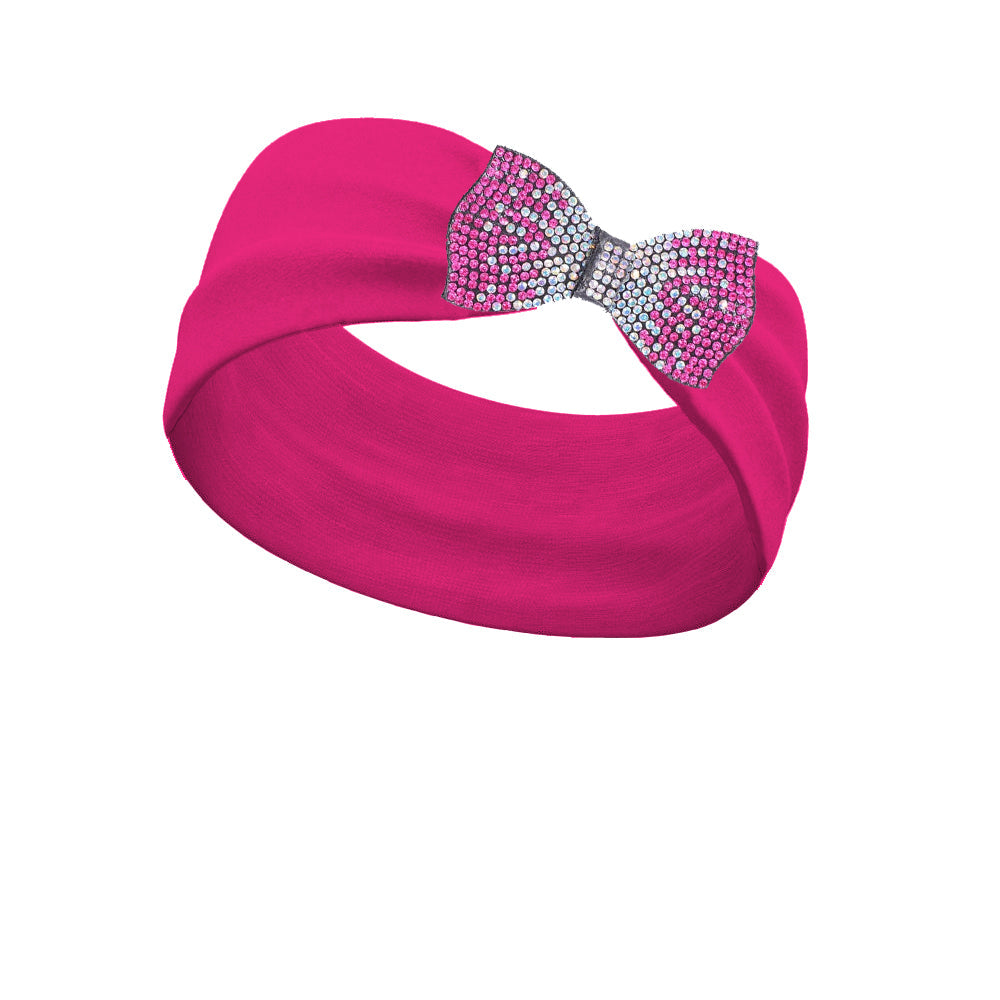 Princess Pink Clip-On Bling Bow (Clip only headband not included)