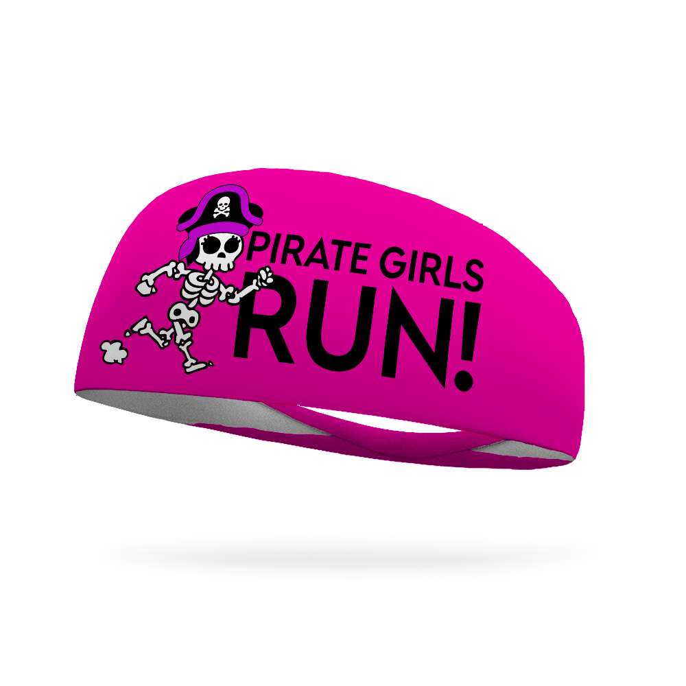 Pirate Girls Run Wicking Headband