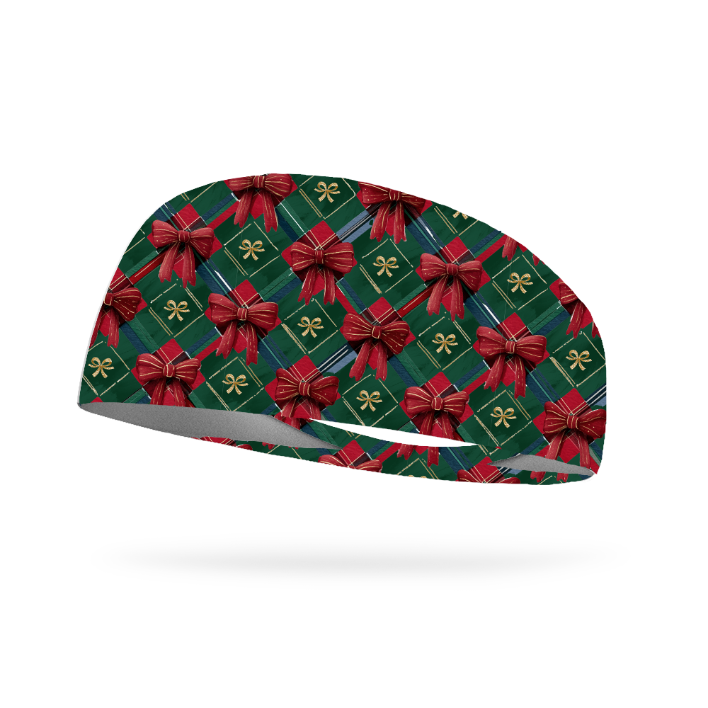 RL Holiday Bows Wicking Performance Headband