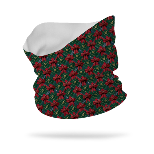RL Holiday Bows Neck Gaiter 12" Length