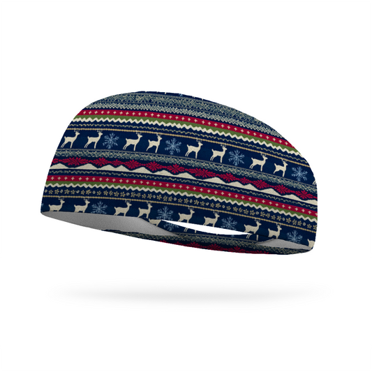 RL Reindeer Sweater Wicking Performance Headband
