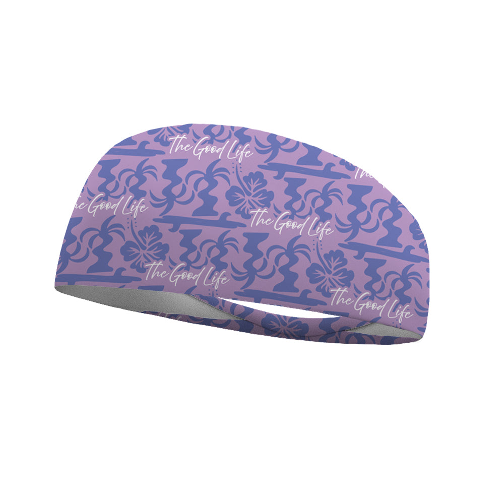 Repeating Surf Wicking Headband