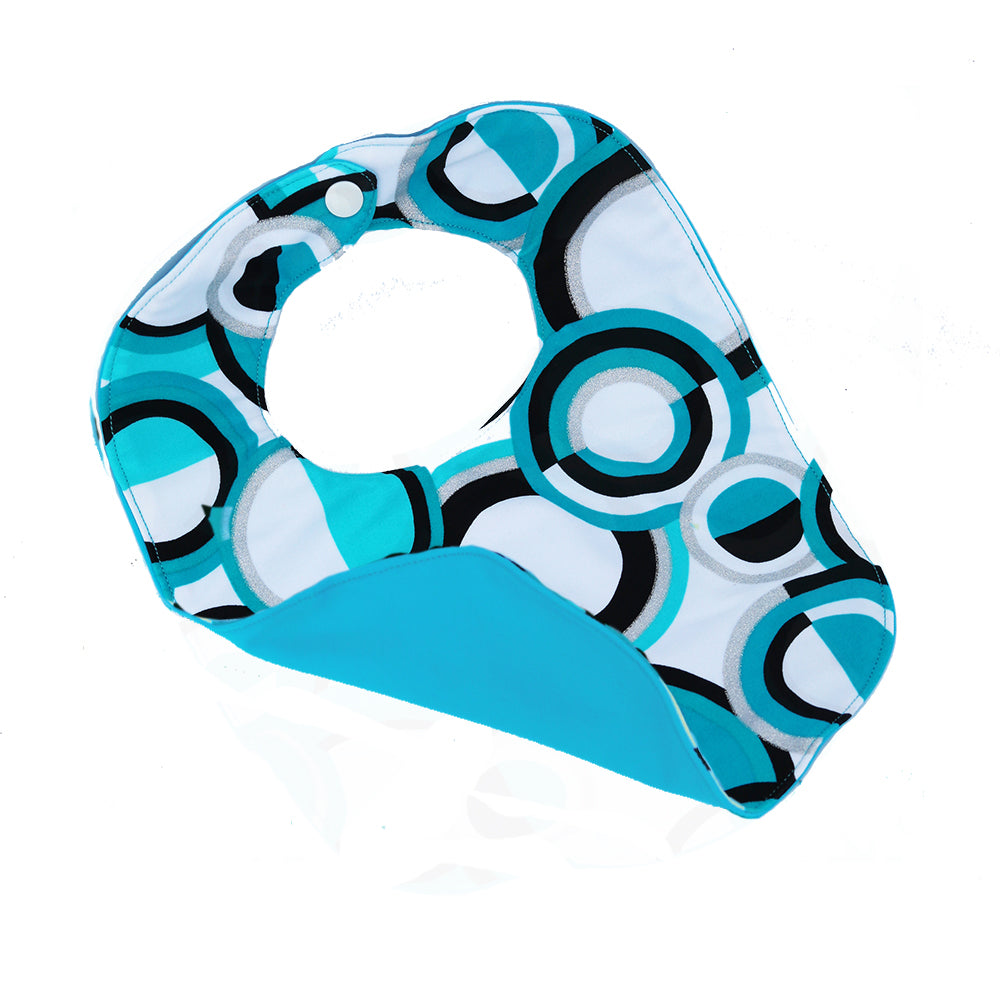 Retro Circles Reversible Wicki Bib