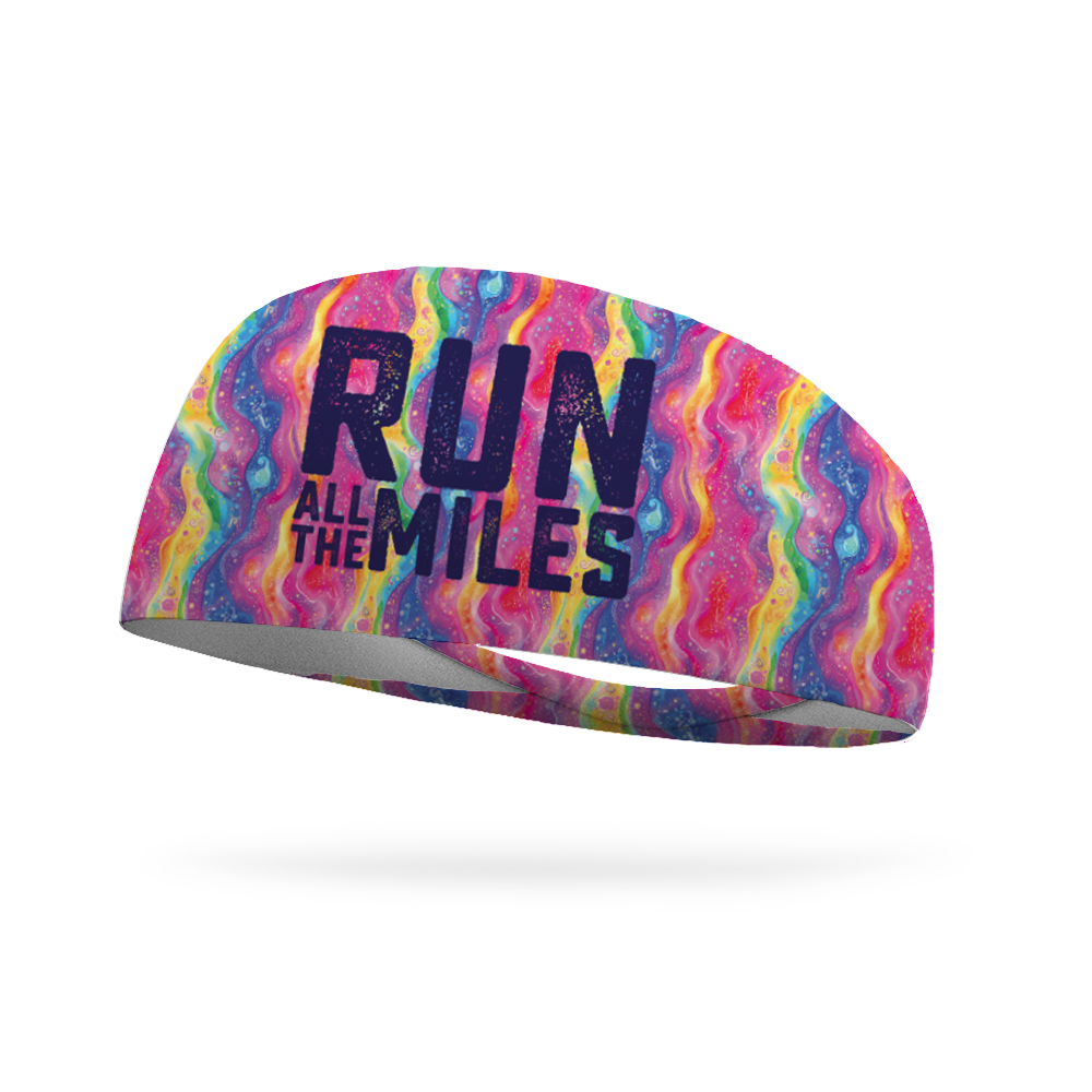 Run All The Miles Wicking Headband
