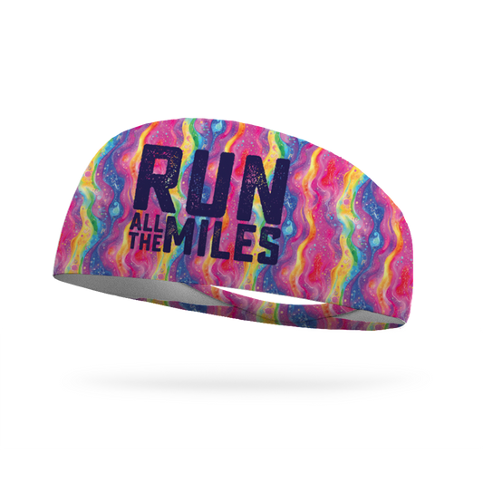 Run All The Miles Wicking Headband