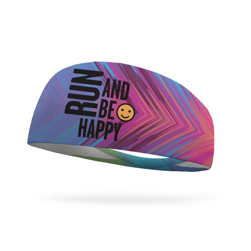 Run And Be Happy Wicking Headband