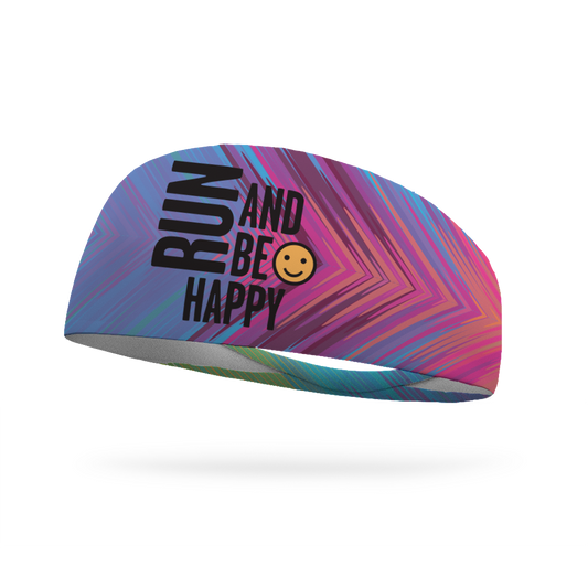 Run And Be Happy Wicking Headband