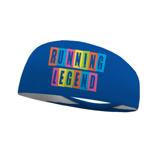 Running Legend Royal Blue Wicking Headband