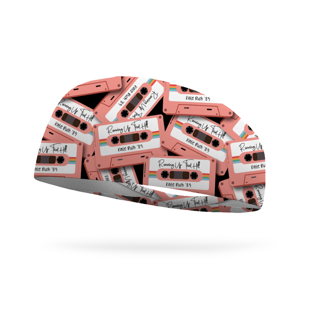 Running Up Hill Mixed Tape Wicking Performance Headband