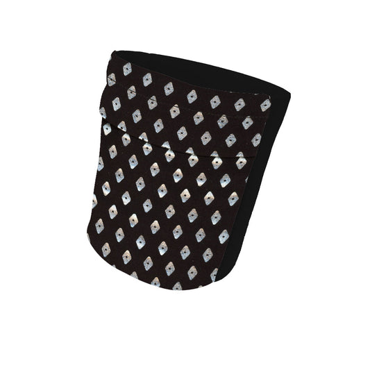 Silver Diamonds Wicking Armband 6.22" Height