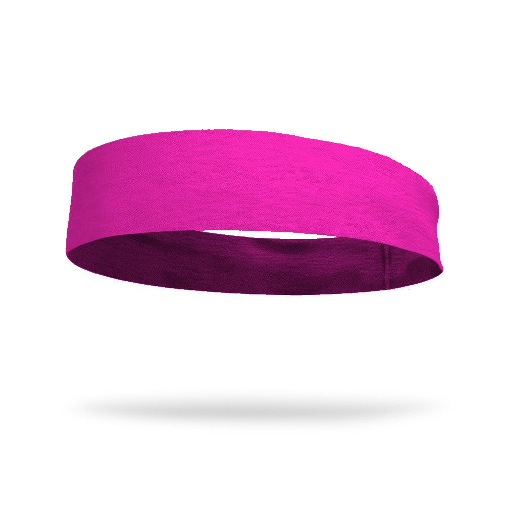 Birthday Solid Color 3" Flat Back Wicking Headband