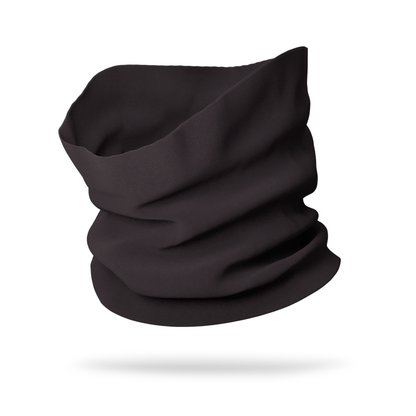 Solid color Black Sweat Wicking Neck Gaiter