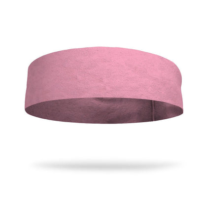 Solid color Light Pink 4 Inch Flat Back Sweat Wicking Headband