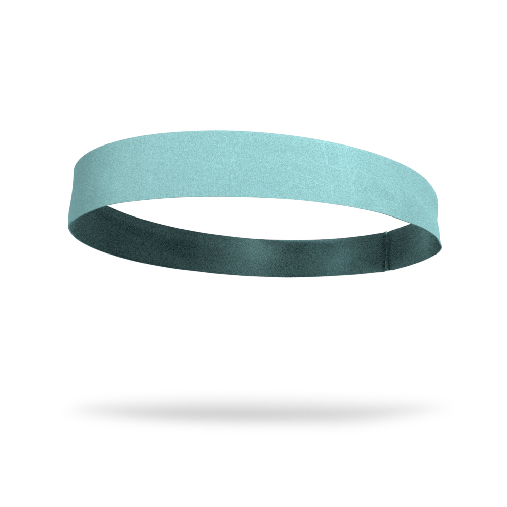 Solid color 2 Inch Flat Back Sweat Wicking Headband