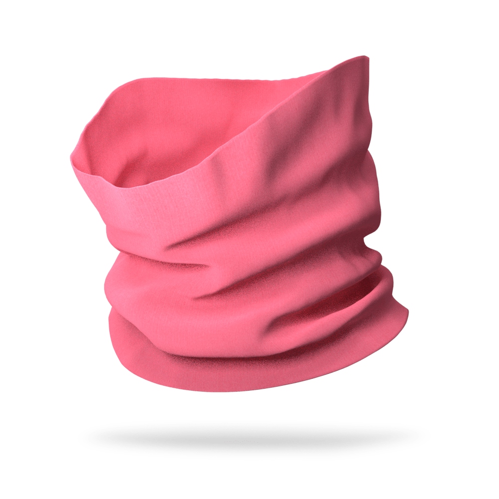 Bondi Band's Solid Color Neon Coral Sweat Wicking Neck Gaiter