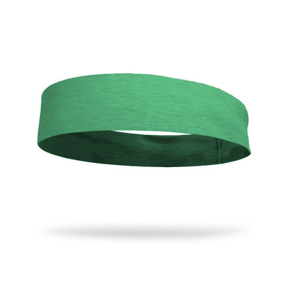 Solid color Sea Green 3 inch Flat Back Sweat Wicking Headband