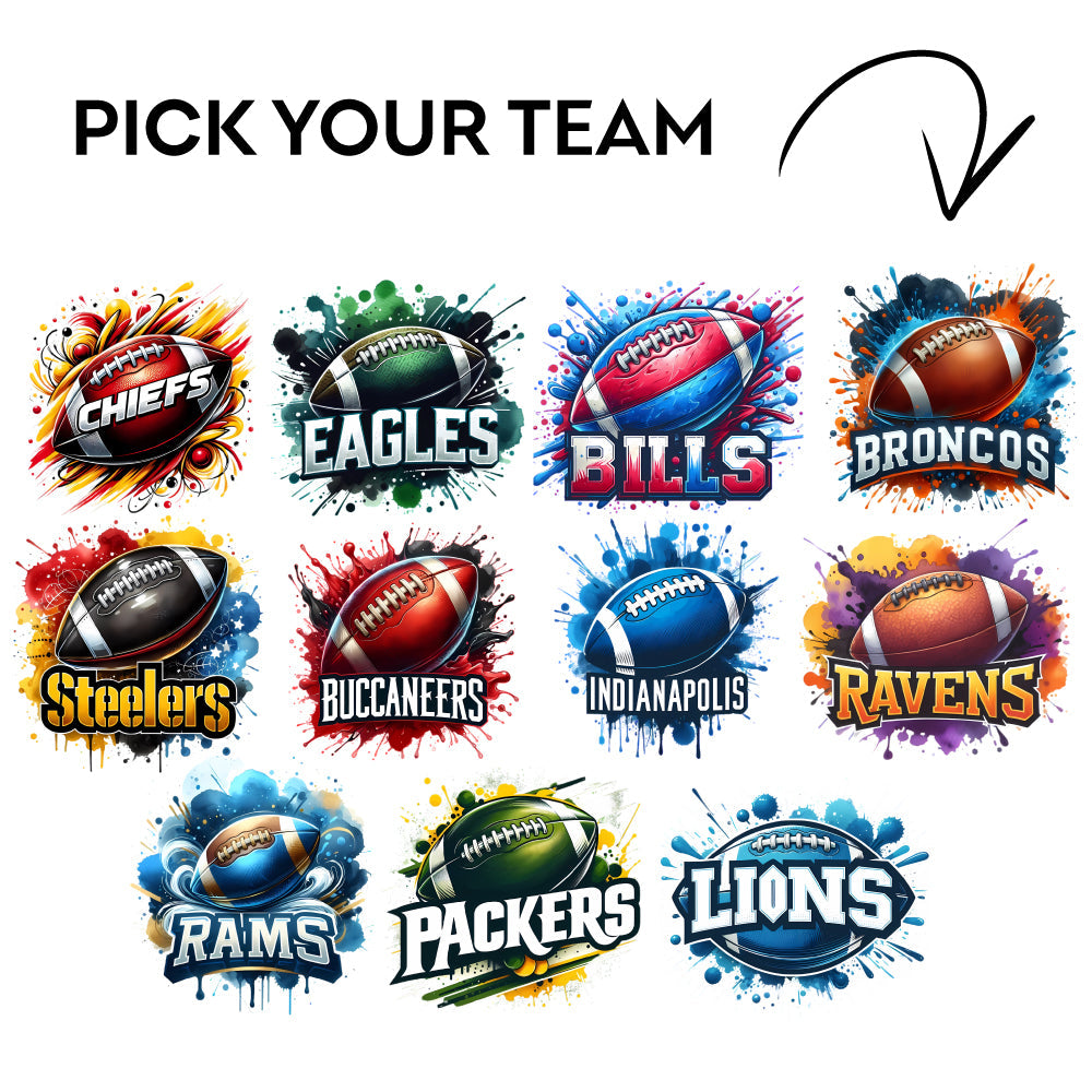 Pick Your Team Splash Football Wicking Performance Headband