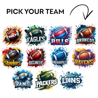 Pick Your Team Splash Football Wicking Performance Headband