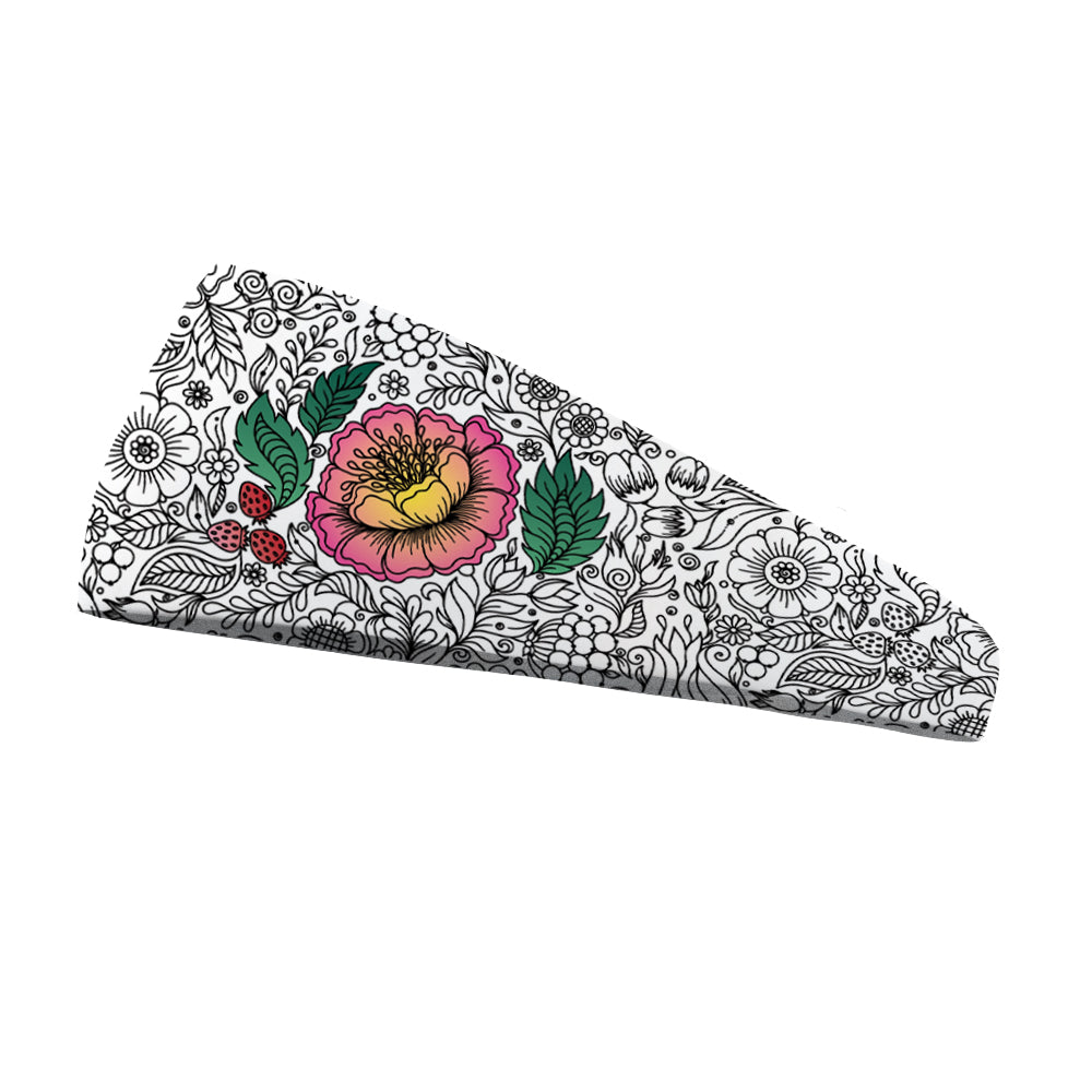 Doodle Spring Forward Color Your Own Wicking Headband