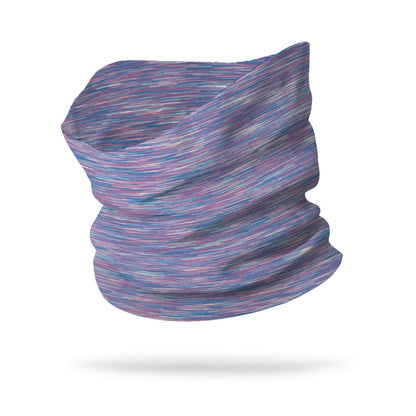 Static Mauve Blue Neck Gaiter