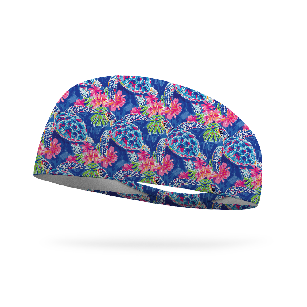 Swimming Sea Turtles Wicking Headband