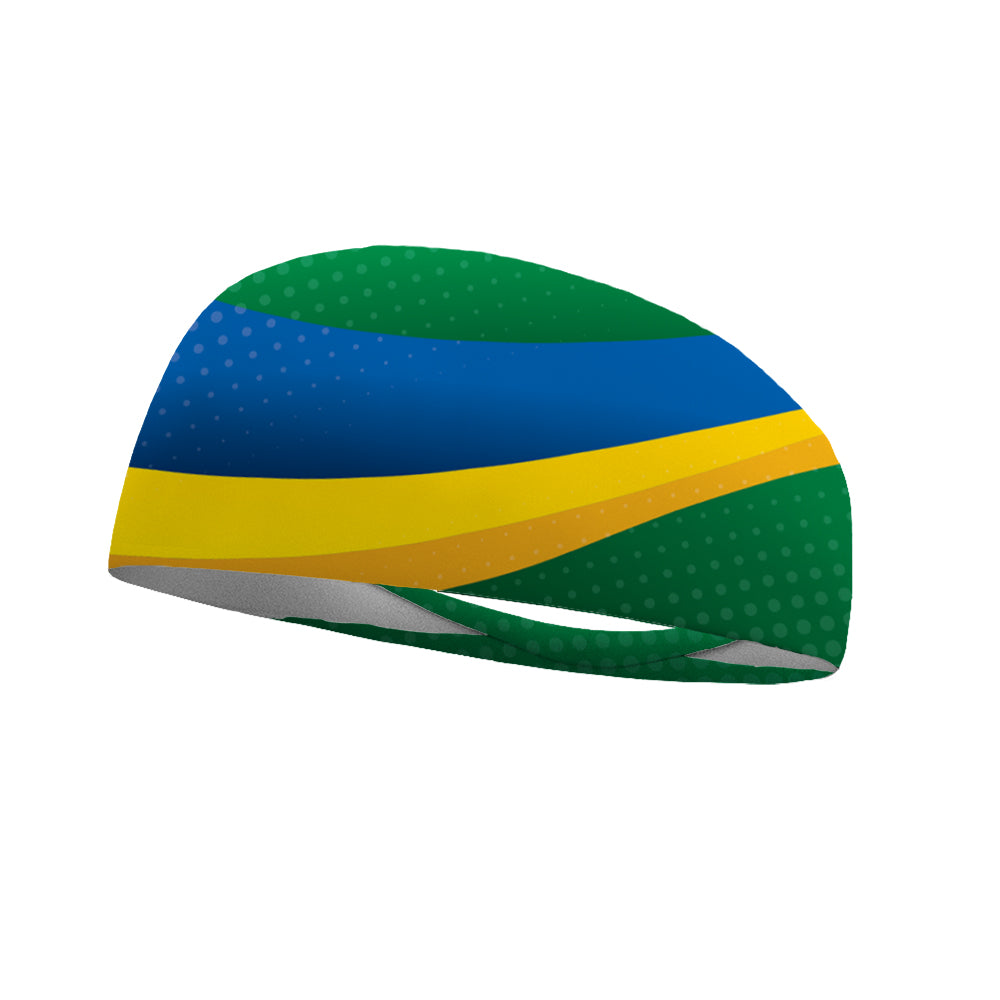 Team Brazil Wicking Headband