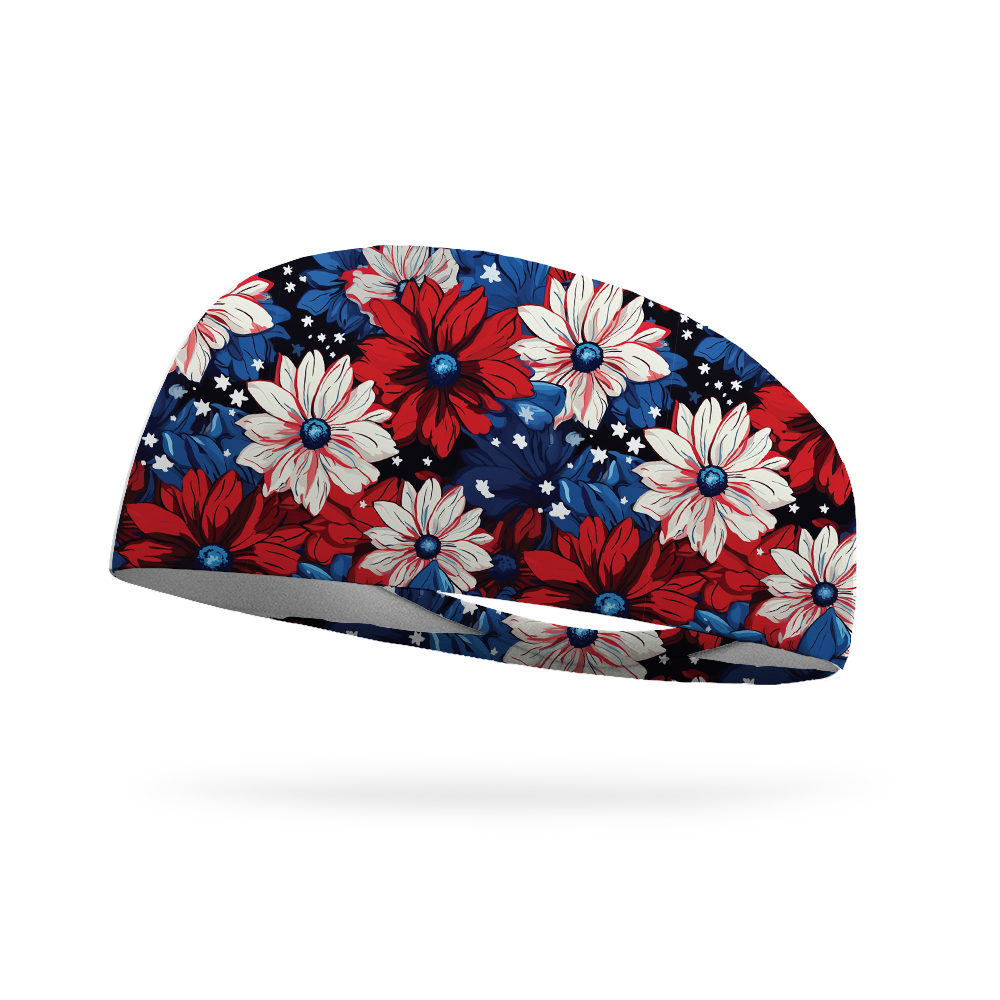 USA Bouquet Wicking Headband