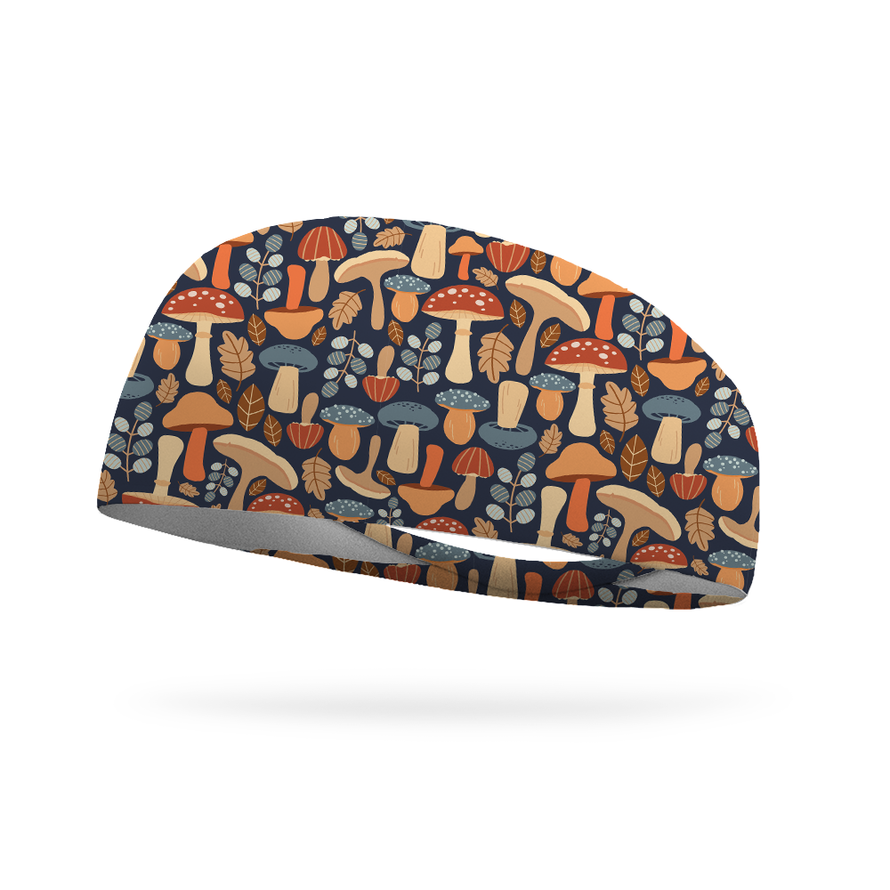 Woodland Shrooms Wicking Headband