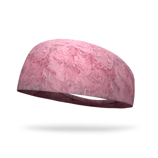 Baby Pink Furry Headband