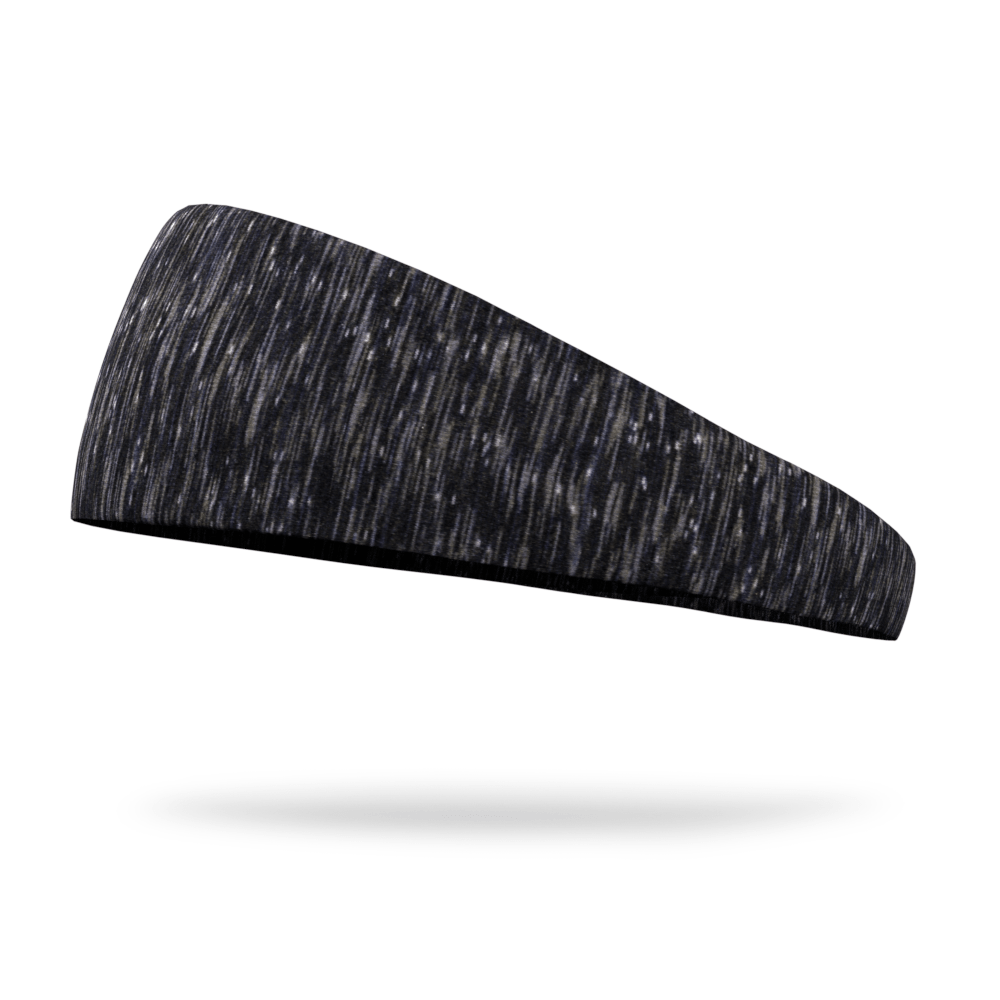 Black and Gray Static Fashion Performance Headband - Bondi Band
