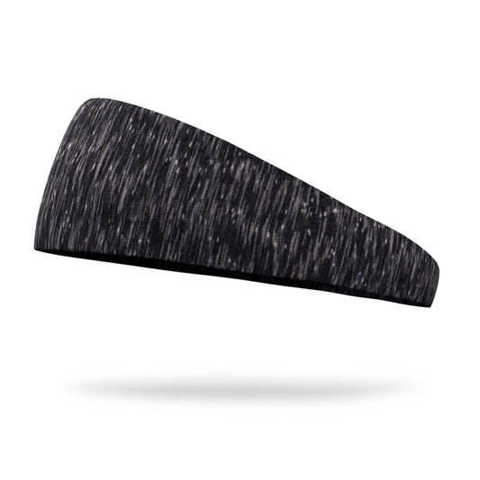 Black and Gray Static Fashion Performance Headband - Bondi Band