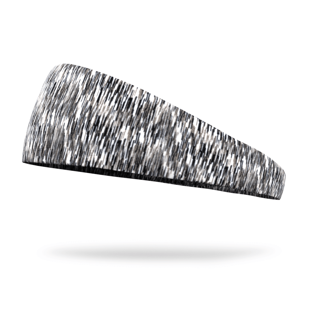 Black and White Static Fashion Performance Headband - Bondi Band