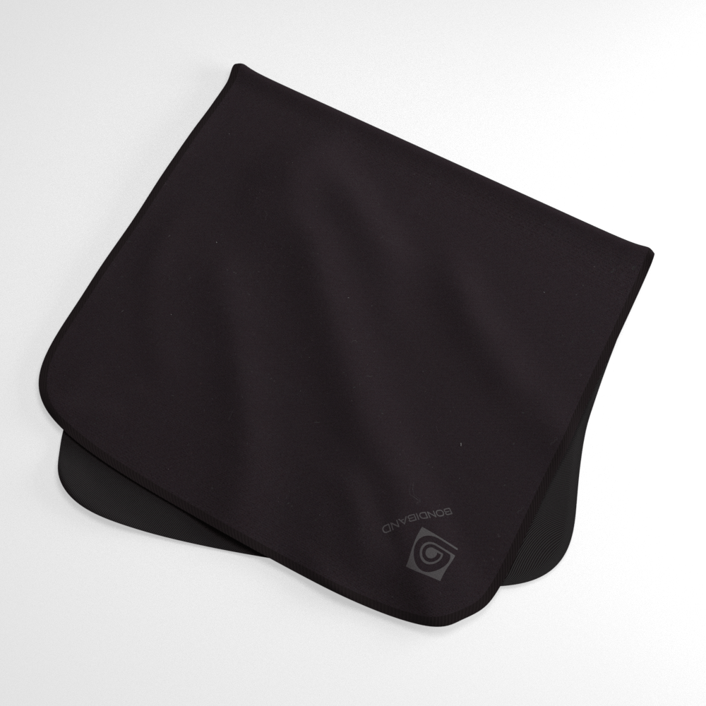 Midnight Black Wicking Sweat Towel