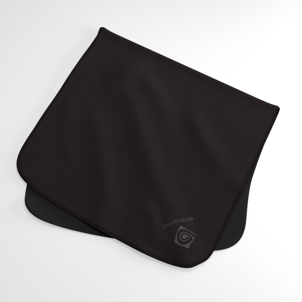Midnight Black Wicking Sweat Towel