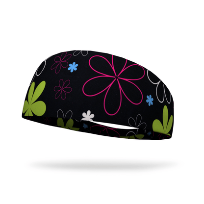 Floral Colorful Dyed Wicking Headband