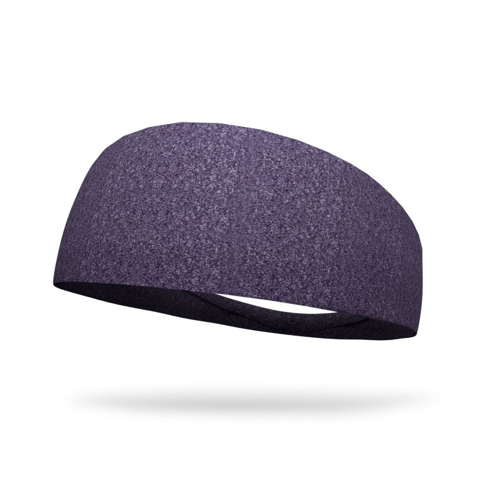 Heather Charcoal Organic Bamboo Performance Fashion Headband