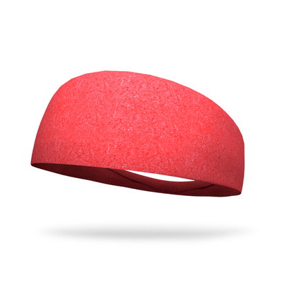 Heather Coral Organic Bamboo Performance Fashion Headband