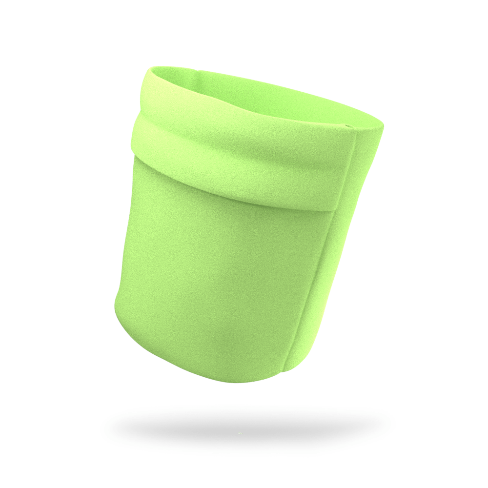 Green Neon Flash Solid Color Wicking Armband