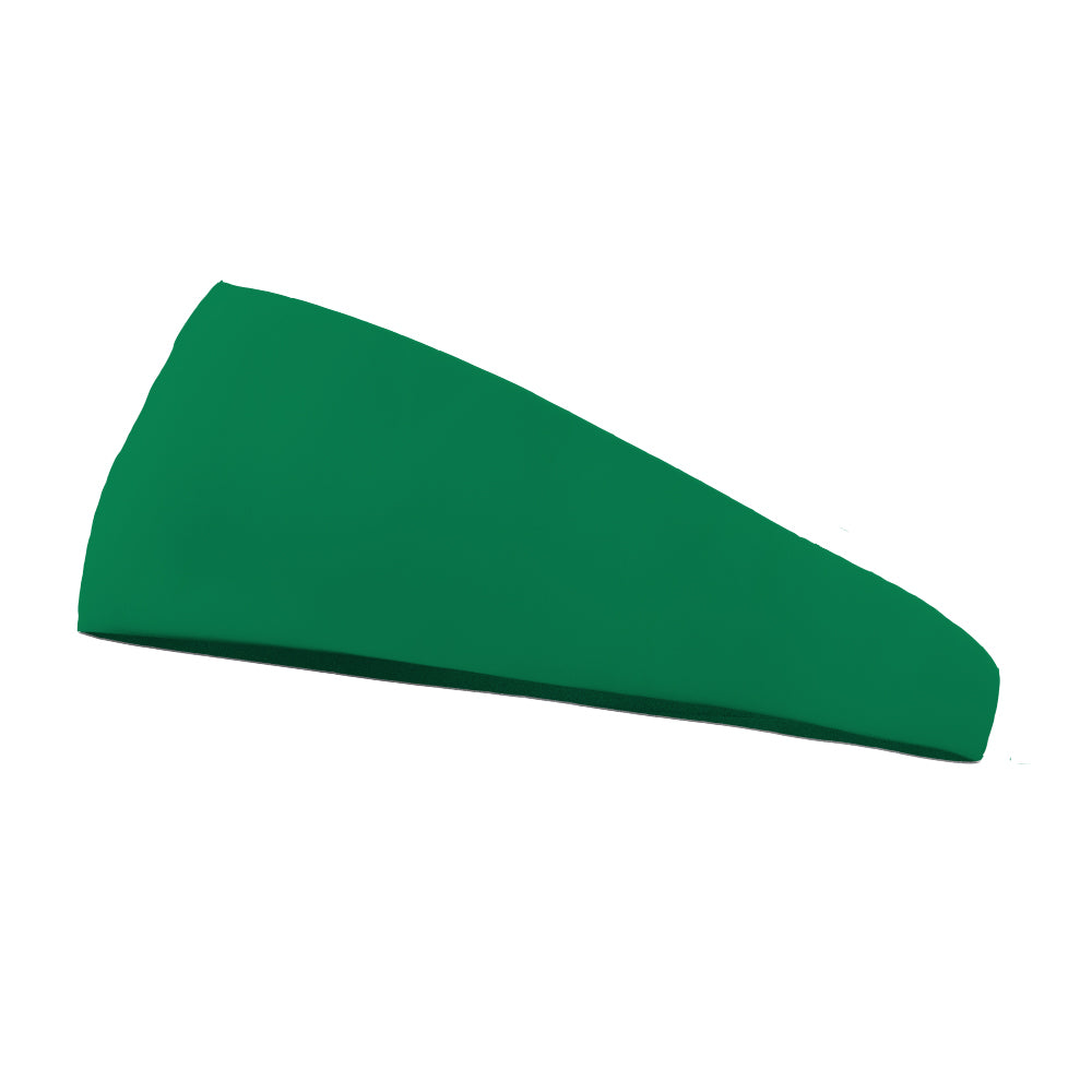 Solid color Forrest Green 3 Inch Tapered Sweat Wicking Headband