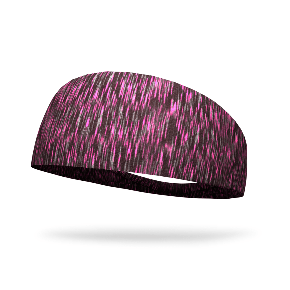 Black and Pink Static Fashion Headband