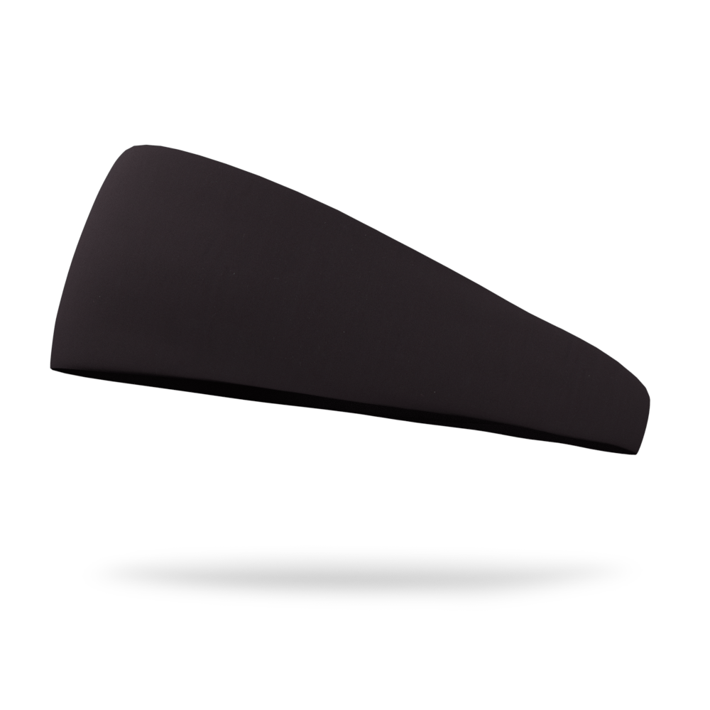 Midnight Black Solid Color Headband
