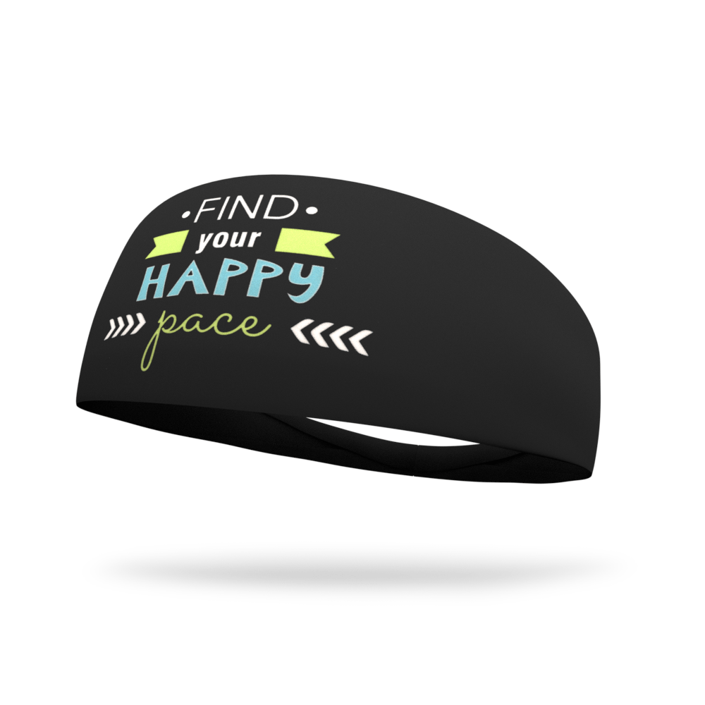 Find Your Happy Pace Dyed Wicking Headband