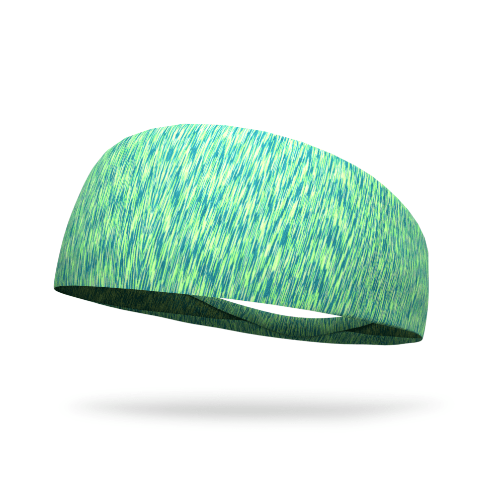 Green and Blue Static Fashion Headband