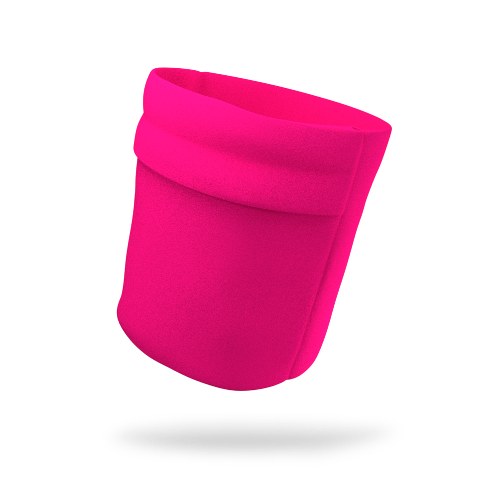 Jazzberry Pink Solid Color Wicking Armband