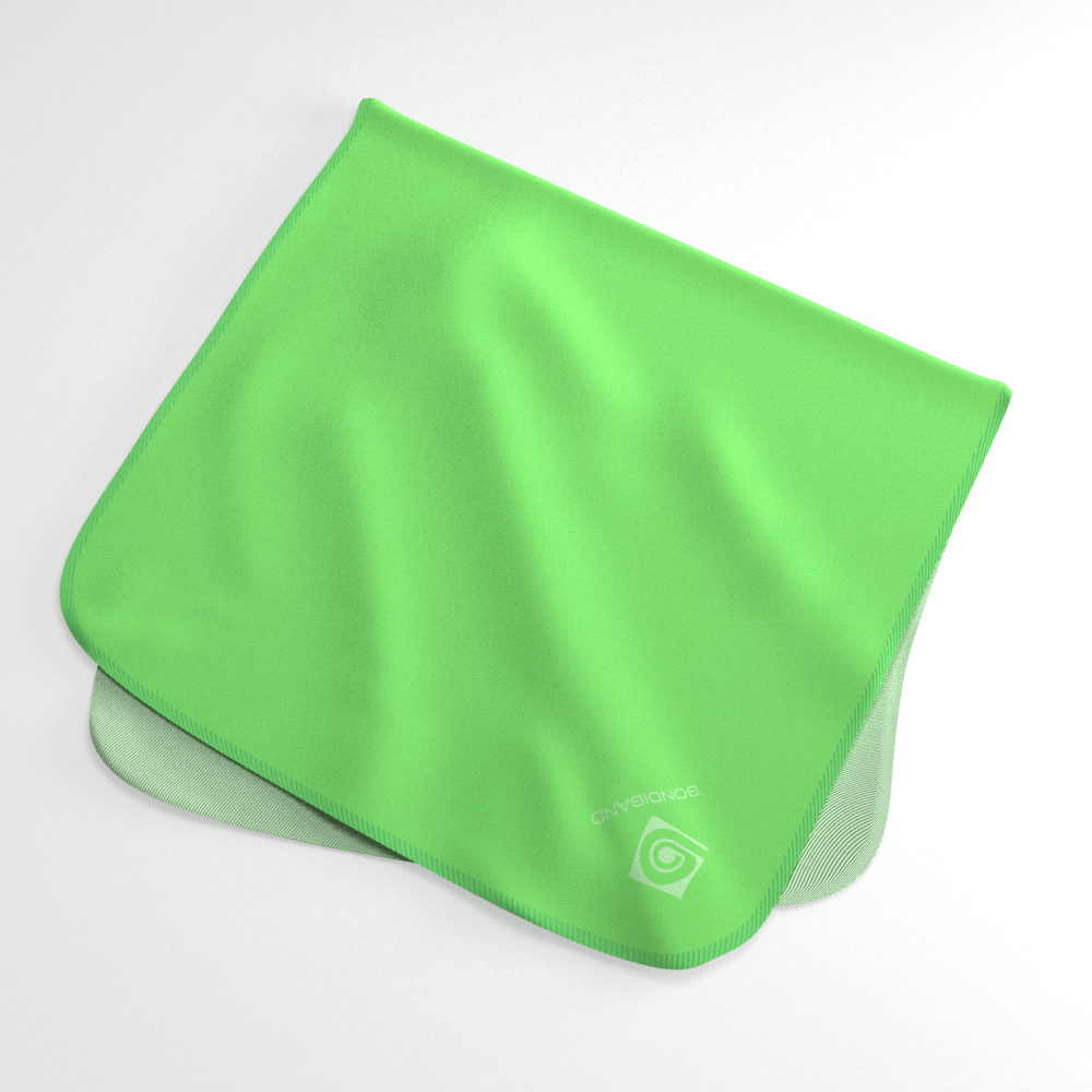 Green Neon Flash Wicking Sweat Towel